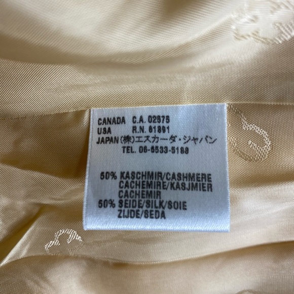 Escada Cashmere/Silk Vintage Professional Peachy Pink Women's Jacket Sz 36 - Picture 9 of 9